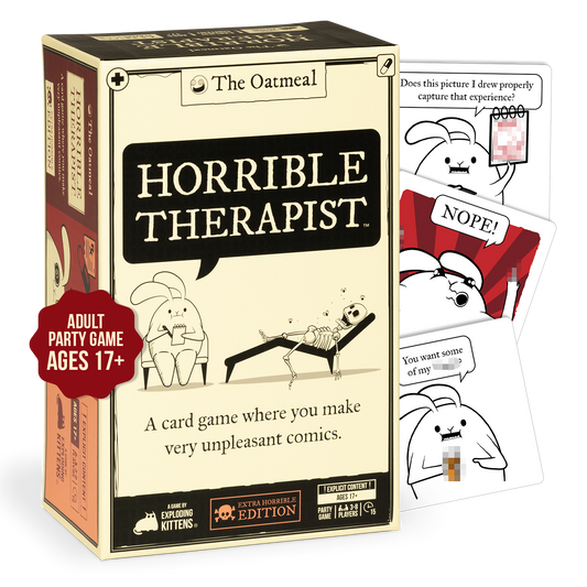 Horrible Therapist (Extra Horrible Edition) - Board Game Thẻ Bài Hài Hước - Exploding Kittens