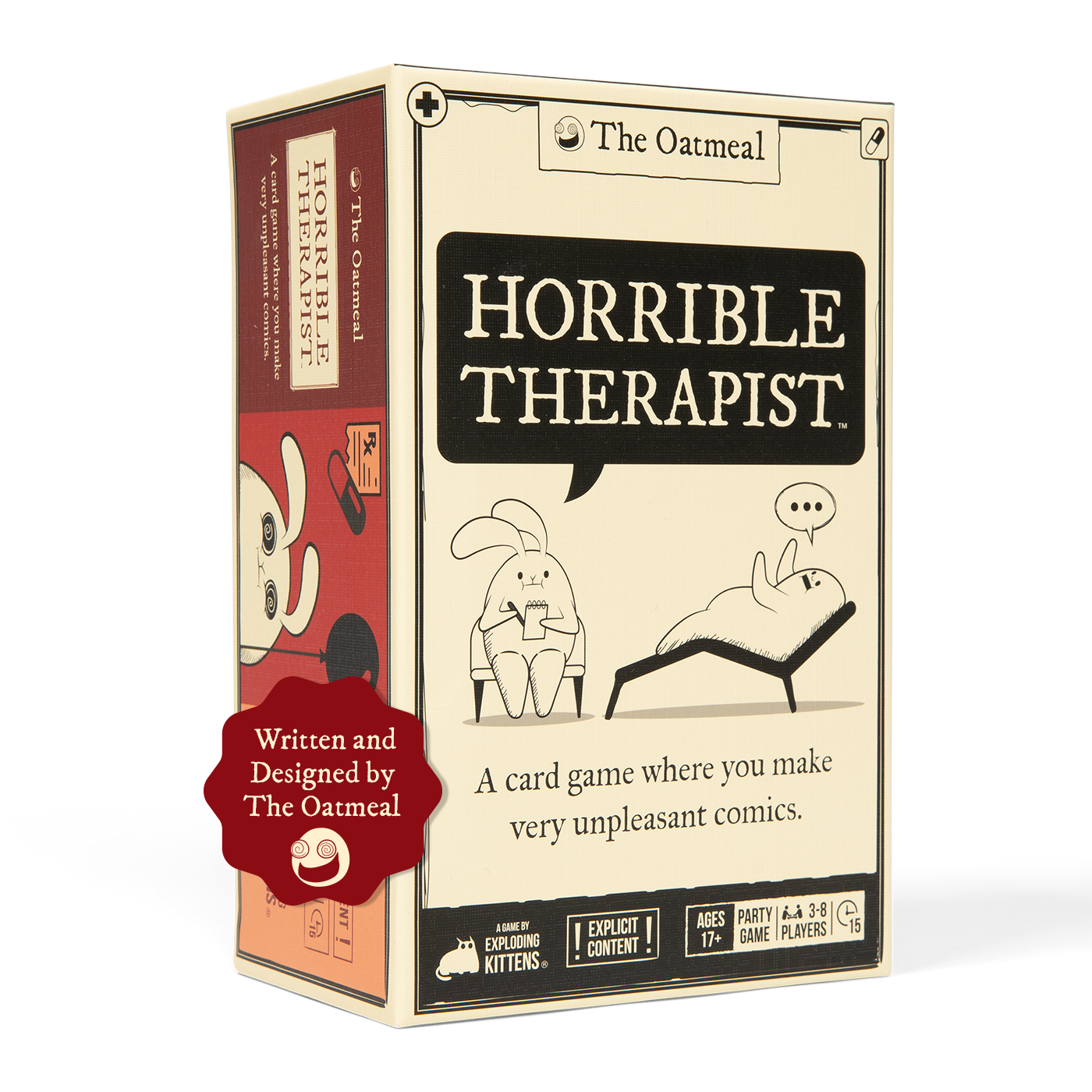 Horrible Therapist (Base Edition) - Trò chơi thẻ bài hài hước người lớn - Exploding Kittens