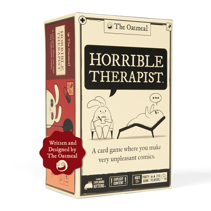 Horrible Therapist (Base Edition) - Trò chơi thẻ bài hài hước người lớn - Exploding Kittens