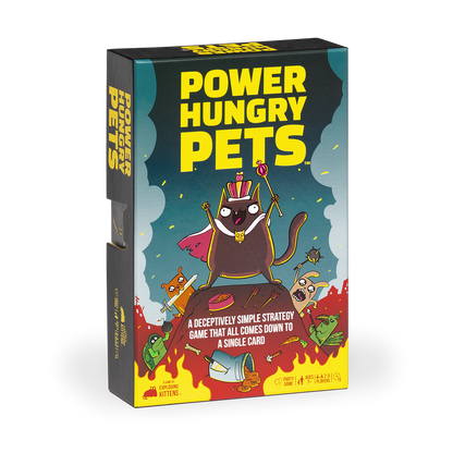 Power Hungry Pets - Trò chơi thẻ bài chiến thuật - Exploding Kittens