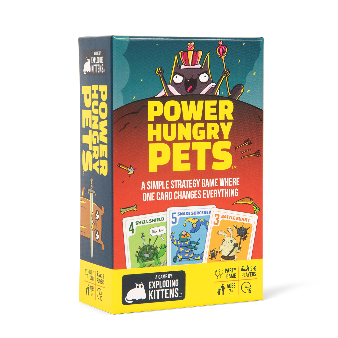 Power Hungry Pets (Small Version) - Trò chơi thẻ bài chiến thuật siêu tốc - Exploding Kittens