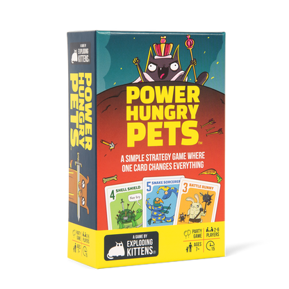 Power Hungry Pets (Small Version) - Trò chơi thẻ bài chiến thuật siêu tốc - Exploding Kittens