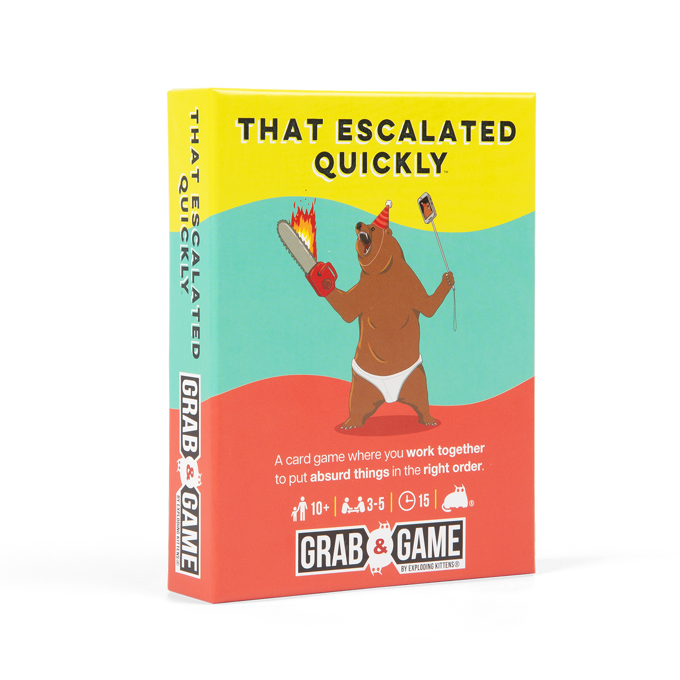 That Escalated Quickly Grab & Game Edition - Board game thẻ bài tiệc tùng - Exploding Kittens