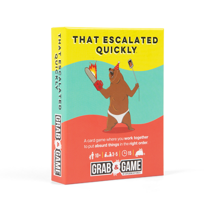That Escalated Quickly Grab & Game Edition - Board game thẻ bài tiệc tùng - Exploding Kittens