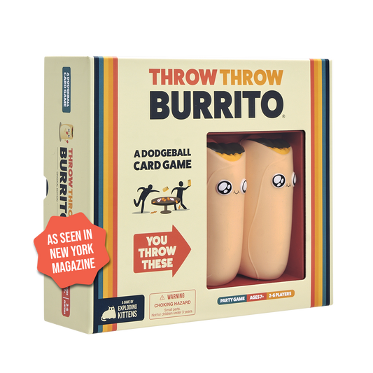 Throw Throw Burrito - Trò chơi thẻ bài ném bóng né - Exploding Kittens