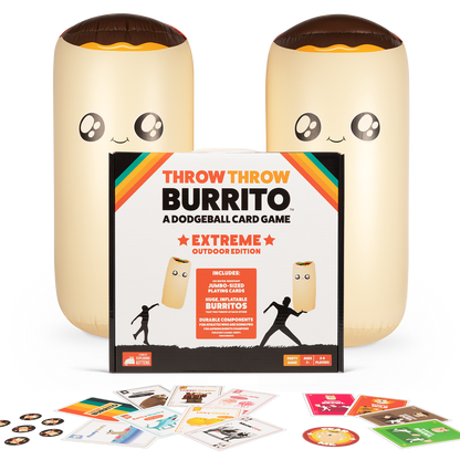 Throw Throw Burrito: Extreme Outdoor Edition - Board game ném bóng né ngoài trời - Exploding Kittens