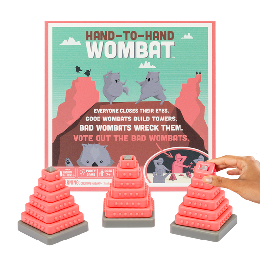 Hand-To-Hand Wombat - Board game tiệc tùng xây tháp bịt mắt - Exploding Kittens