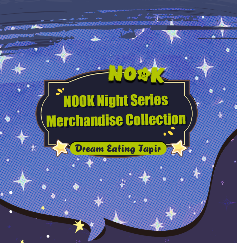 NOOK NIGHT SERIES ACRYLIC LIGHT-UP STANDEE - DREAM EATING TAPIR - Standee Acrylic Đèn LED Trang Trí - 52TOYS