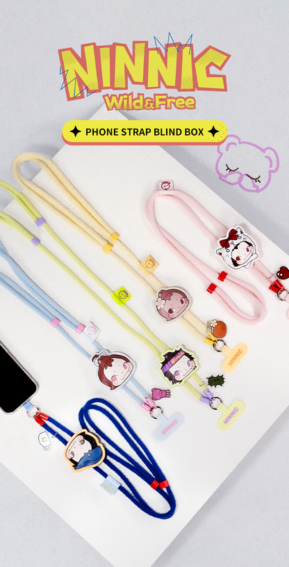 NINNIC WILD & FREE PHONE STRAP BLIND BOX - Dây Đeo Điện Thoại Blind Box - 52TOYS