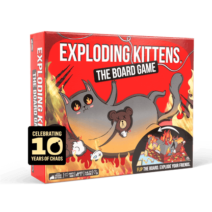 Exploding Kittens: The Board Game - Trò chơi Bàn cờ Mèo Nổ Lật Bảng Pop-up - Exploding Kittens - Hình ảnh sản phẩm