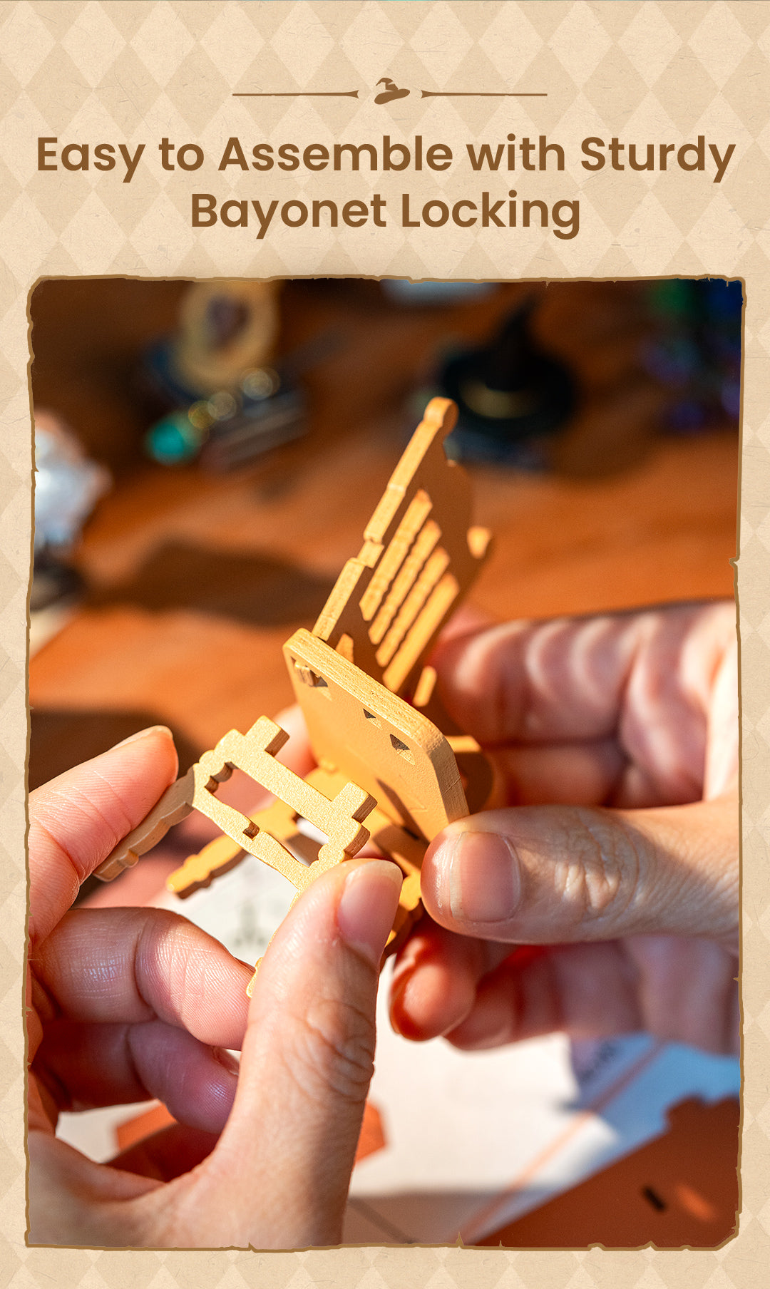 Rolife DIY Miniature House - The Magic Study DG166 - Mô hình nhà gỗ mini phù thủy - Rolife