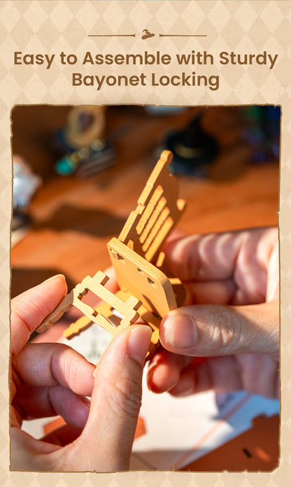 Rolife DIY Miniature House - The Magic Study DG166 - Mô hình nhà gỗ mini phù thủy - Rolife