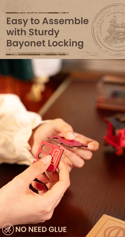 Rolife DIY Book Nook - Century Train TGE01 - Mô hình lắp ráp nhà gỗ Shelf Insert - Rolife