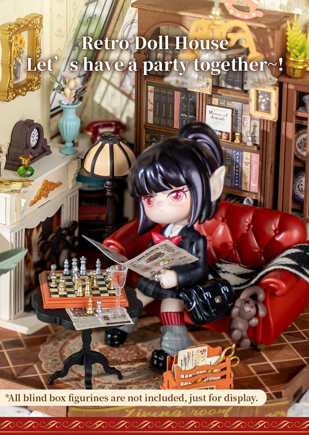 Catherine's Living Room DG175 - Mô hình nhà gỗ tí hon DIY - Rolife