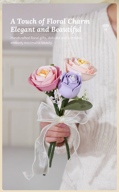 ROKR Single Flower Floral Art DIY 3D Puzzle - Mô Hình Lắp Ráp Gỗ 3D Hình Hoa - Rolife