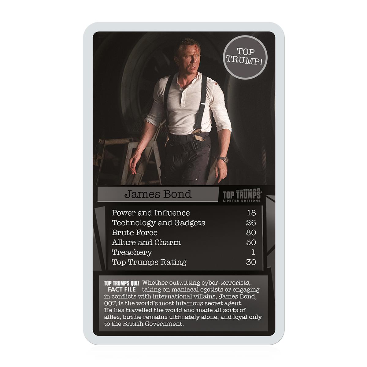 James Bond 'Every Assignment' Top Trumps Card Game - Trò chơi thẻ bài 007 - Winning Moves - Hình ảnh chi tiết 2