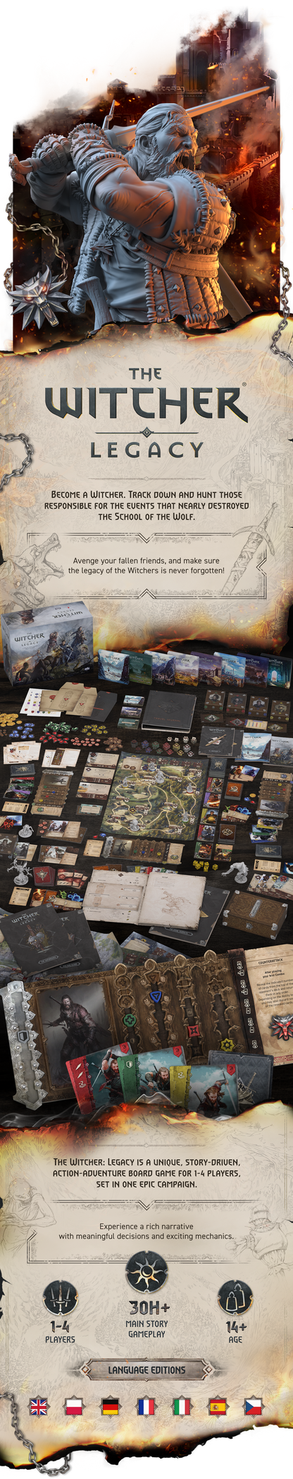 The Witcher: Legacy Core Pledge Deluxe (Kickstarter Pre-Order Special)