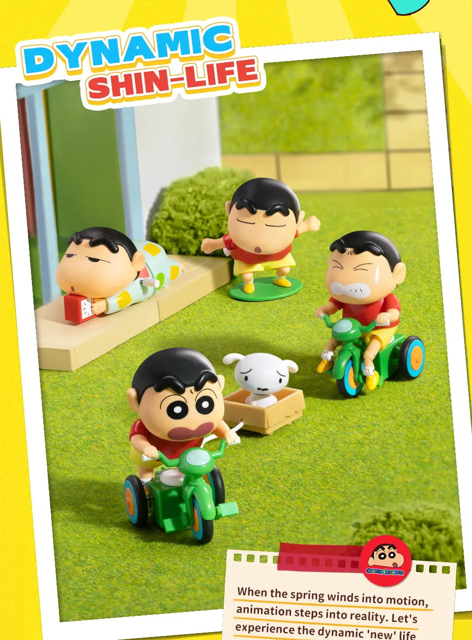 CRAYON SHINCHAN DYNAMIC SHIN-LIFE - Mô hình Blind Box Shin Cậu Bé Bút Chì - 52TOYS