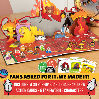 Exploding Kittens: The Board Game - Trò chơi bàn cờ chiến thuật - Exploding Kittens