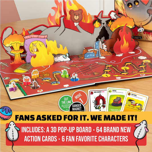 Exploding Kittens: The Board Game - Trò chơi bàn cờ chiến thuật - Exploding Kittens