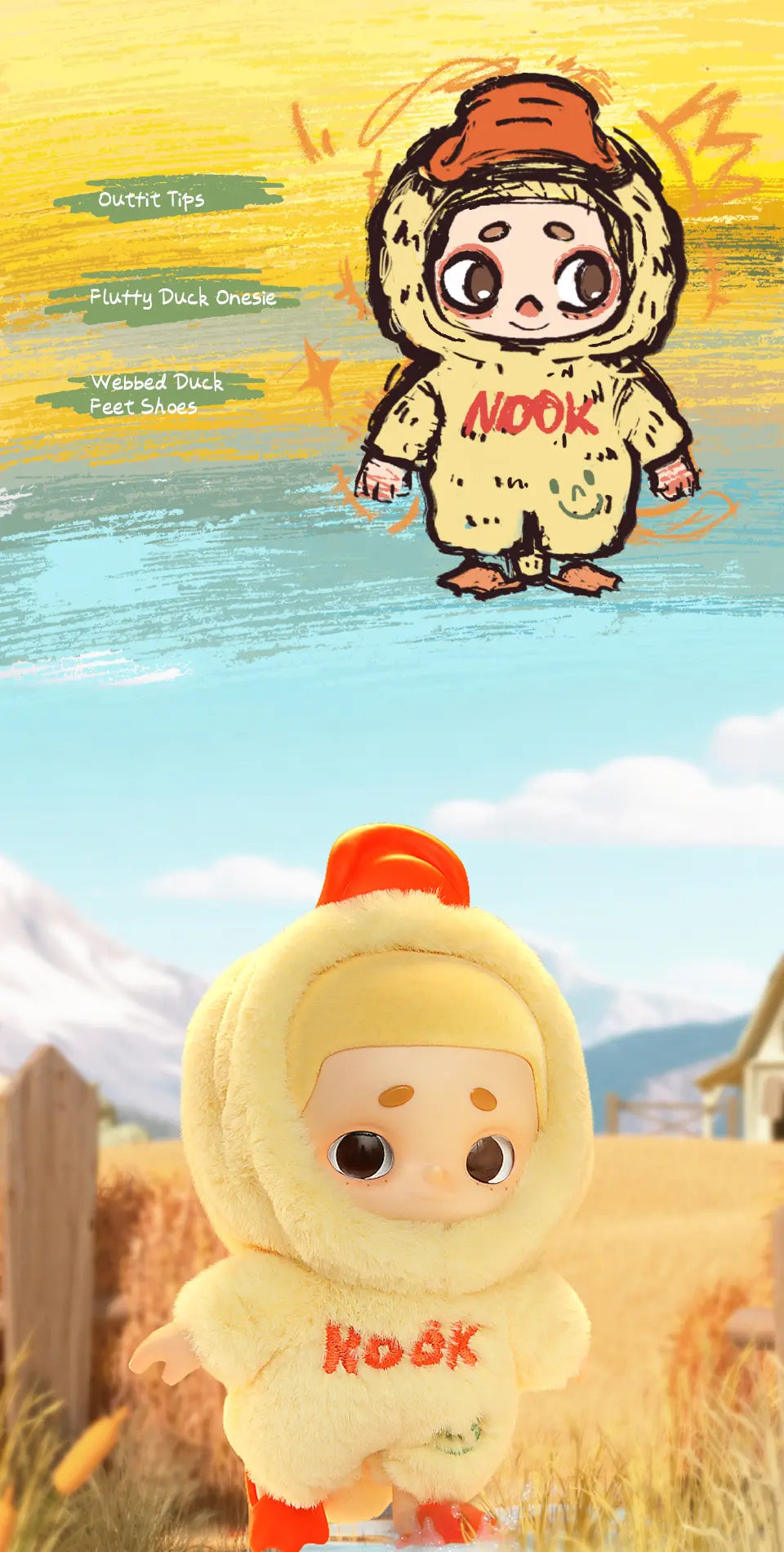 NOOK PLUSH DOLL BLIND BOX - Mô hình Búp bê bông Art Toy - 52TOYS