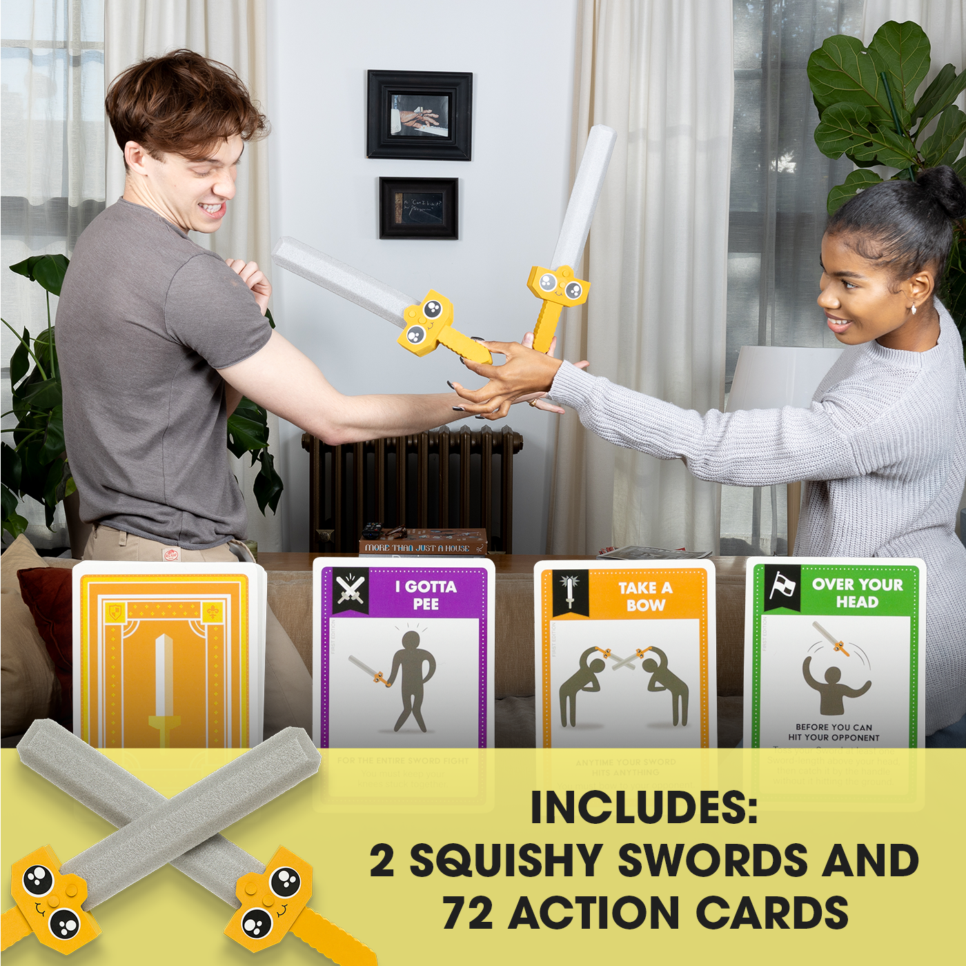Let's Hit Each Other With Fake Swords - Trò chơi thẻ bài đối kháng - Exploding Kittens