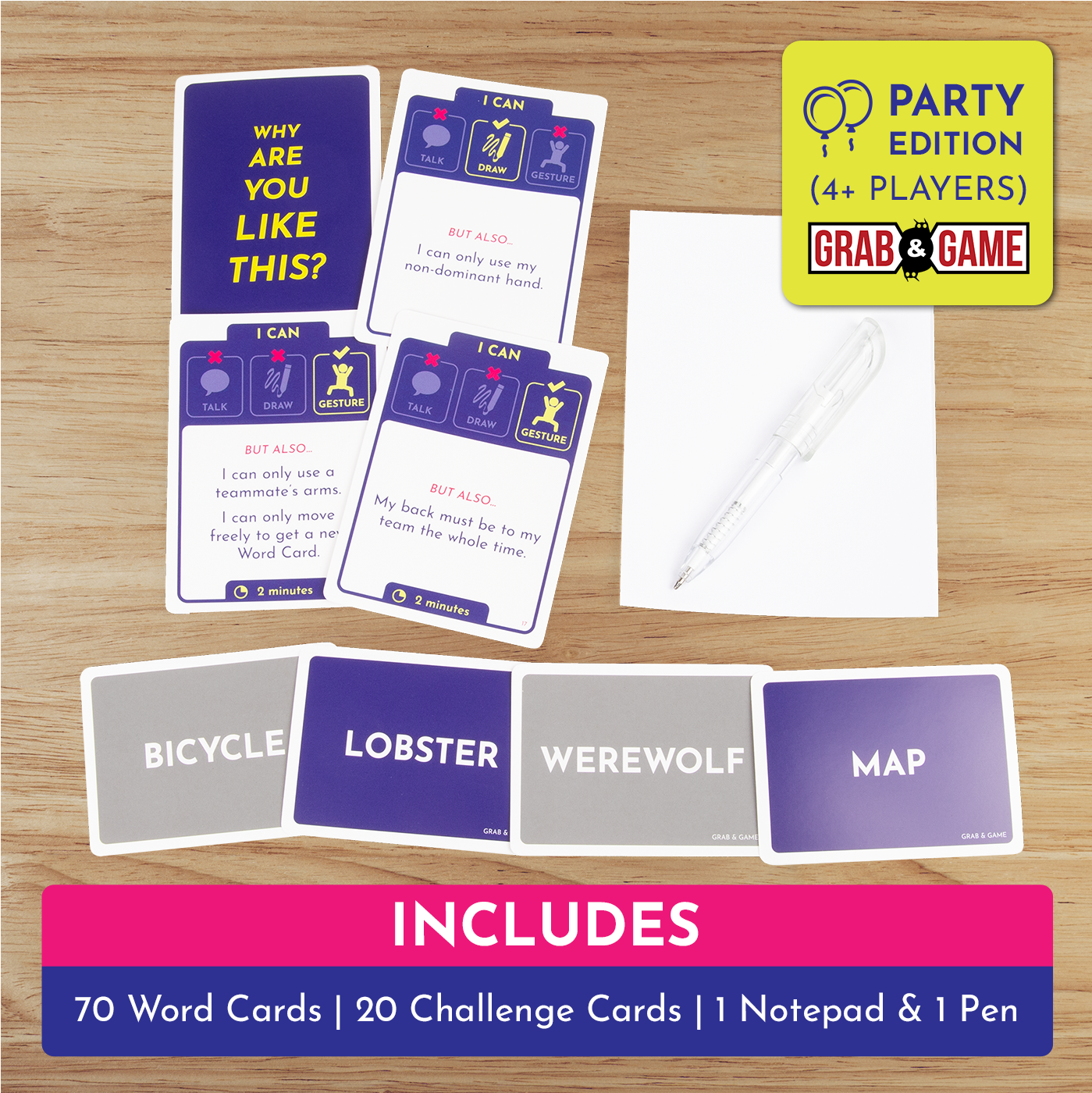 Why Are You Like This? Grab & Game (Party Edition) - Board game đoán từ tiệc tùng - Exploding Kittens