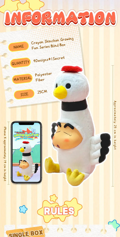 Crayon Shinchan Growing Fun Blind Box - Mô hình Art Toy Blind Box - 52TOYS