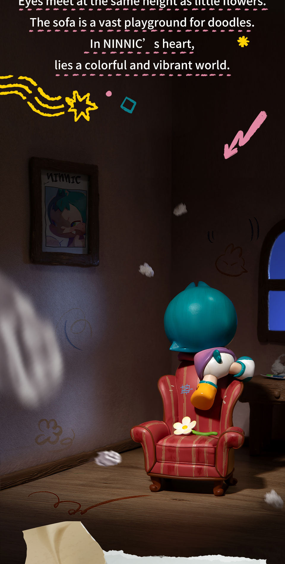 NINNIC SOFA DIARY FIGURE - Mô hình Blind Box Art Toy - 52TOYS