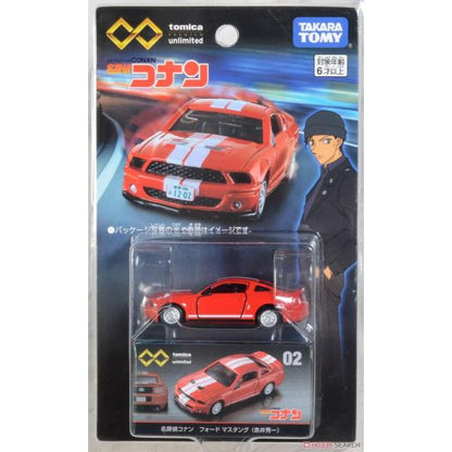 Tomica PRM Unlimited No. 02 Detective Conan Ford Mustang Shuichi Akai
