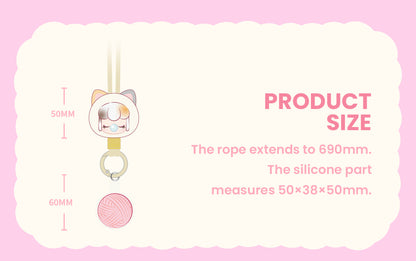 Rolife Baby Nanci Fluffy Party Phone Chain - Dây đeo điện thoại bông xù Blind Box - Rolife PZC05