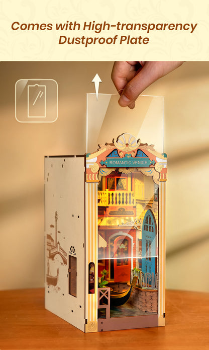 Rolife Book Nook Kit - Romantic Venice TGB08 - Mô hình lắp ráp gỗ DIY - Rolife