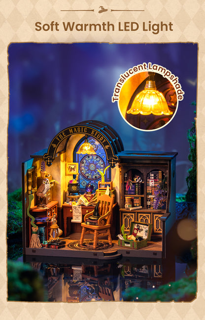 Rolife DIY Miniature House - The Magic Study DG166 - Mô hình nhà gỗ mini phù thủy - Rolife
