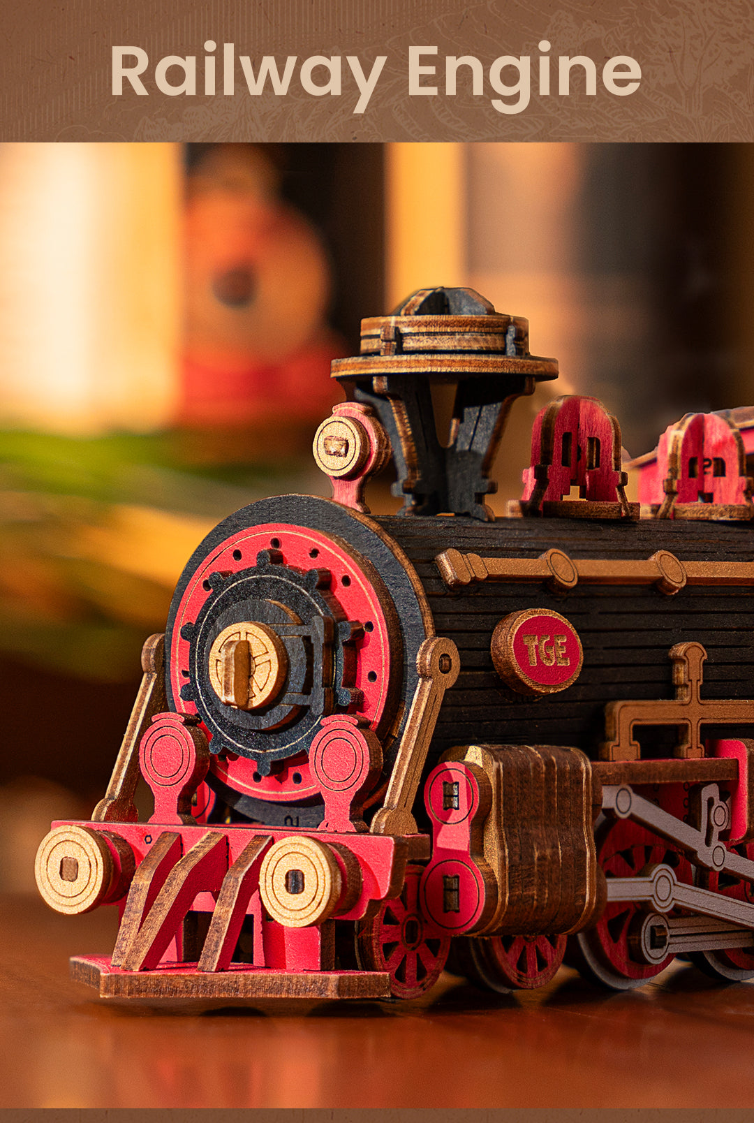 Rolife DIY Book Nook - Century Train TGE01 - Mô hình lắp ráp nhà gỗ Shelf Insert - Rolife