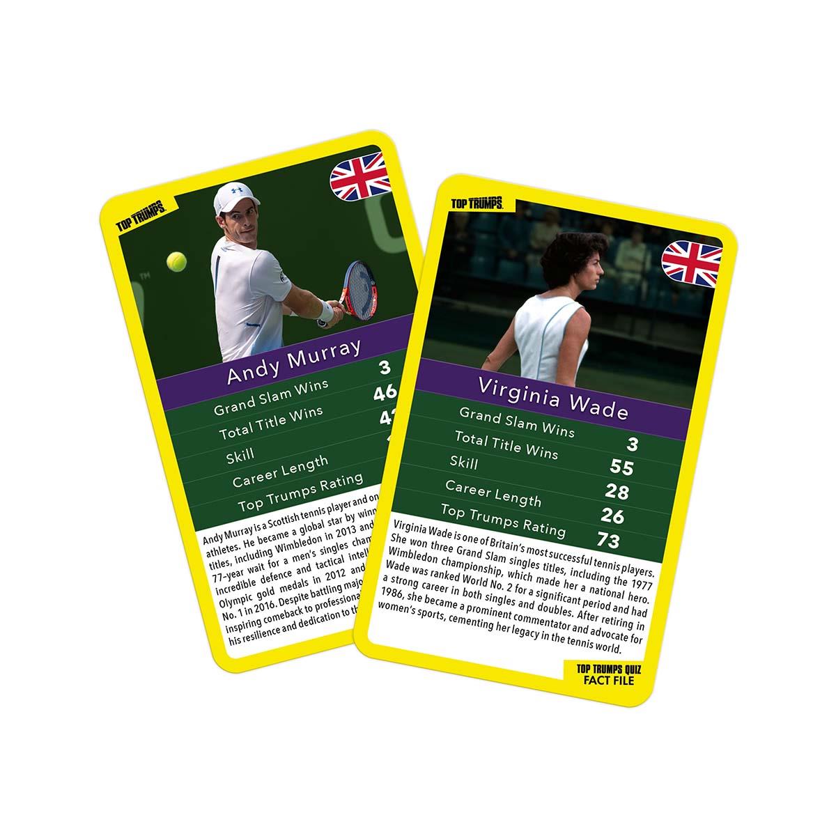 Tennis Stars Top Trumps Limited Edition Card Game - Trò Chơi Thẻ Bài Thể Thao Sưu Tầm - Winning Moves - Hình ảnh bổ sung 6