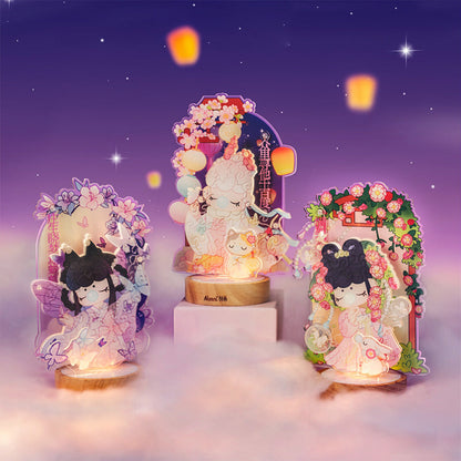 Rolife Acrylic Puzzle Night Light - Lantern Festival PTY003 - Đồ chơi xếp hình 3D tích hợp đèn ngủ - Rolife