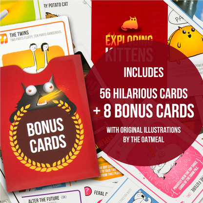Exploding Kittens: Original Edition (10th Anniversary Tin Edition) - Trò chơi thẻ bài Mèo Nổ (Bản Kỷ Niệm 10 Năm) - Exploding Kittens