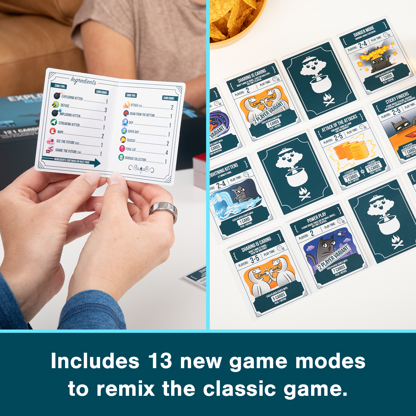 Exploding Kittens: Recipes for Disaster - Bộ sưu tập Mèo Nổ tổng hợp - Exploding Kittens