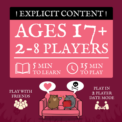 Horrible Couple: Extra Horrible Edition - Trò chơi thẻ bài người lớn - Exploding Kittens