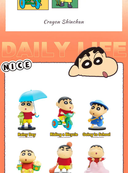 CRAYON SHIN-CHAN DAILY 3RD - Mô hình Blind Box bông (Plush) - 52TOYS