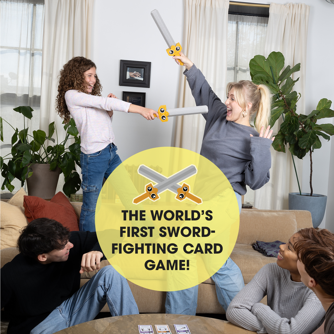 Let's Hit Each Other With Fake Swords - Trò chơi thẻ bài đối kháng - Exploding Kittens