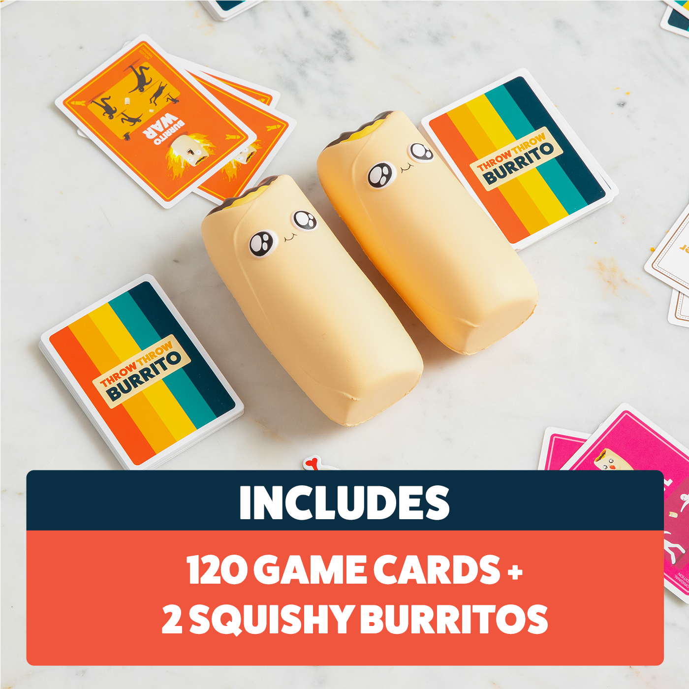 Throw Throw Burrito - Trò chơi thẻ bài ném bóng né - Exploding Kittens