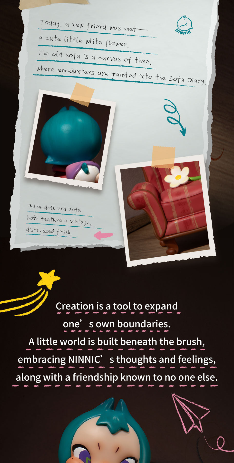NINNIC SOFA DIARY FIGURE - Mô hình Blind Box Art Toy - 52TOYS