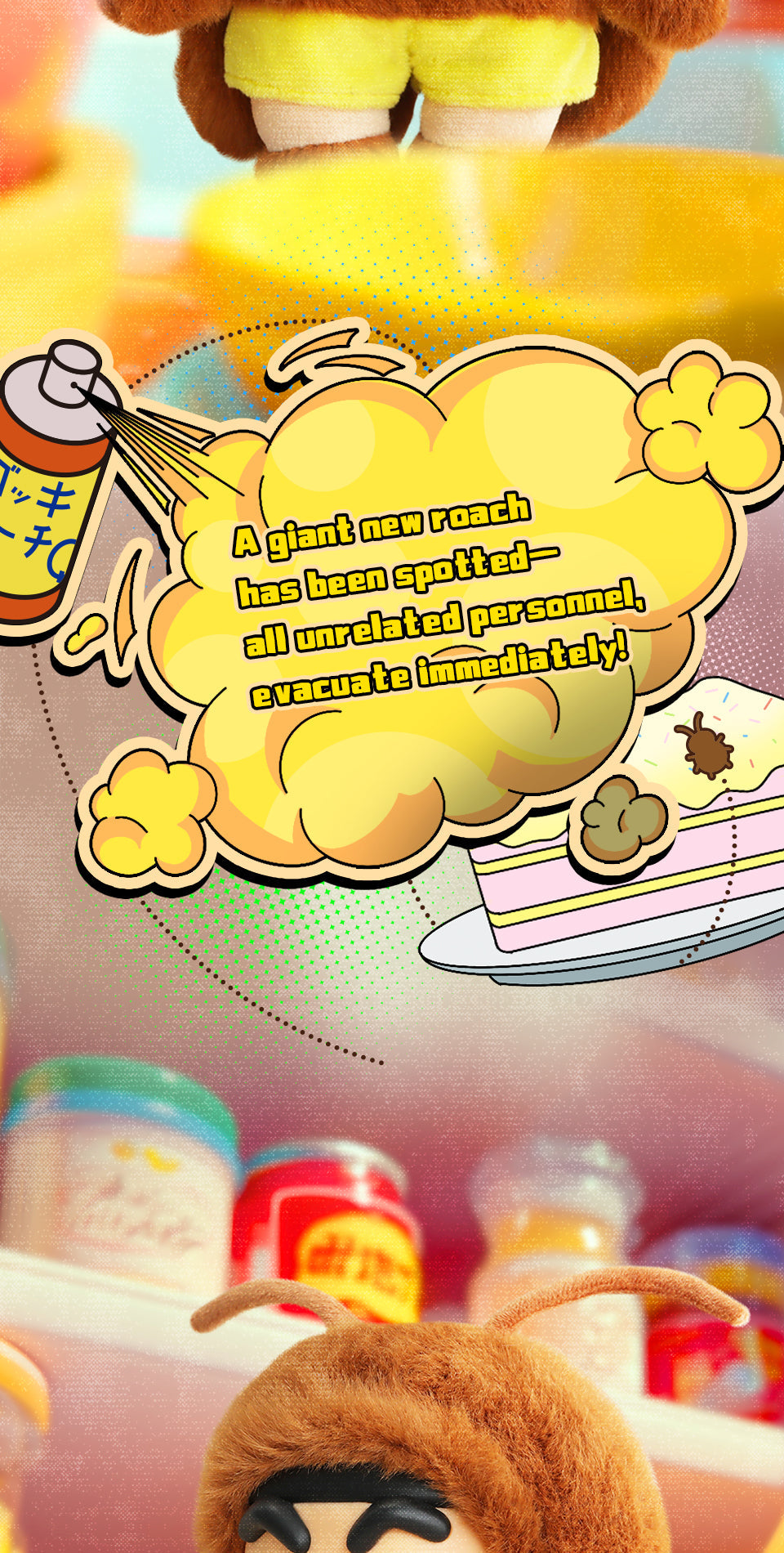 CRAYON SHINCHAN - HERE COMES YOUR JOHNNY PLUSH KEYCHAIN - Móc khóa bông Art Toy - 52TOYS