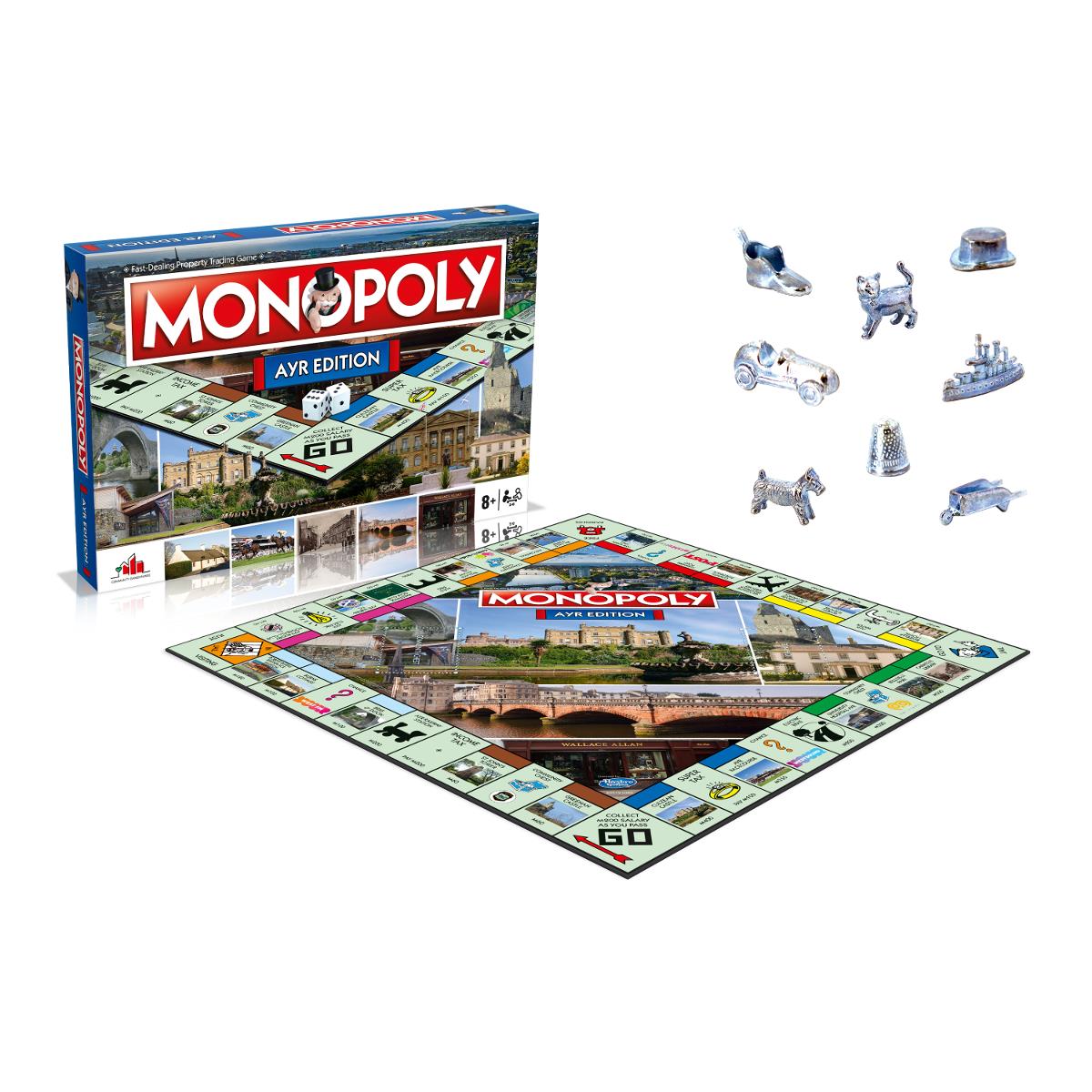 Ayr Monopoly Board Game - Cờ Tỷ Phú Phiên Bản Ayr - Winning Moves - Góc nhìn khác 3