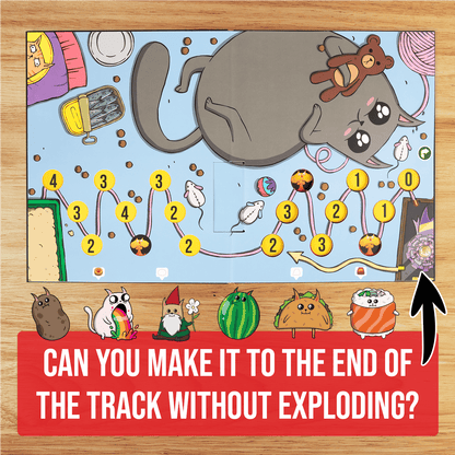 Exploding Kittens: The Board Game - Trò chơi Bàn cờ Mèo Nổ Lật Bảng Pop-up - Exploding Kittens - Hình ảnh bổ sung 5