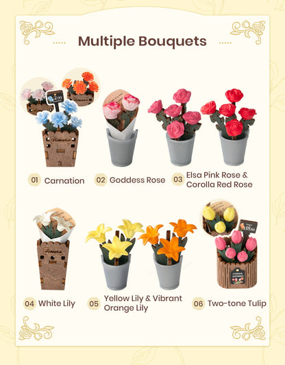 Rolife 3D Wooden Puzzle - Bloosom Cart TGS03 - Mô hình gỗ 3D xe hoa cổ điển - Rolife