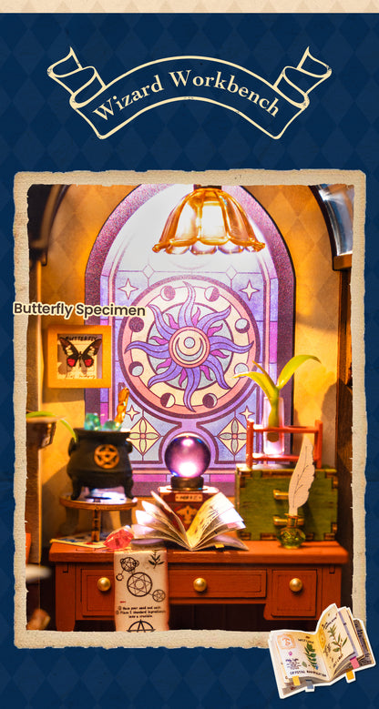 Rolife DIY Miniature House - The Magic Study DG166 - Mô hình nhà gỗ mini phù thủy - Rolife