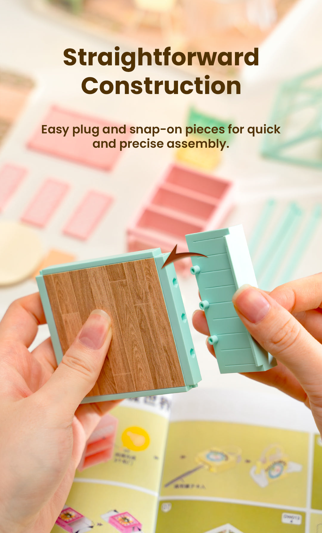 Rolife Blooming Tea Garden DW013B - Mô hình nhà mini lắp ghép nhựa - Super Creator Series