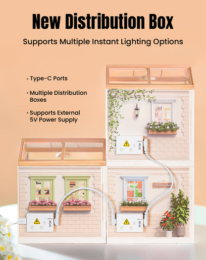 Rolife Super Creator Series - 15 in 1 DIY Miniature House - Mô hình nhà búp bê tí hon - Rolife